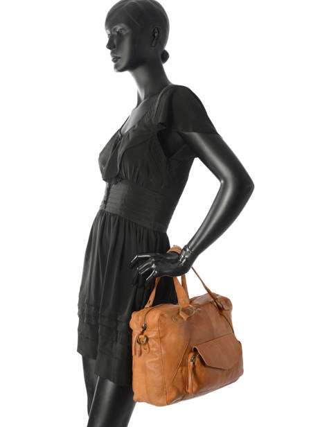 Shoppingtas Fatima Leder Pieces Bruin fatima 17090746 ander zicht 2